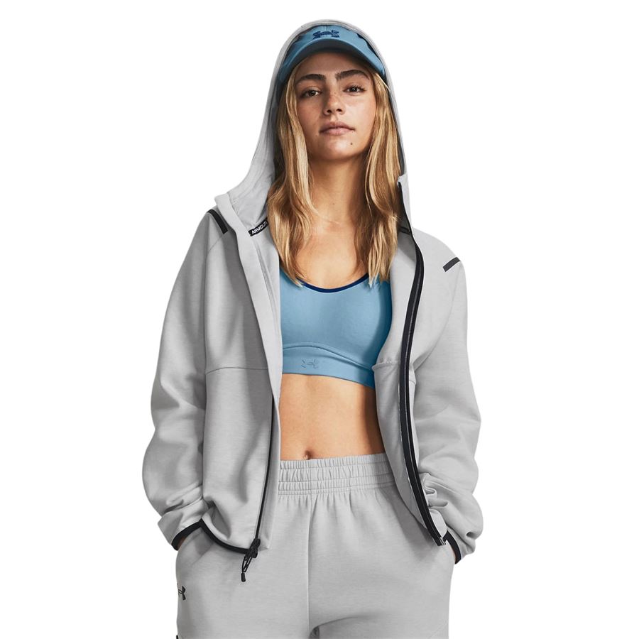 Unstoppable Flc Fz felpa da donna con cappuccio Under Armour | 13798420011